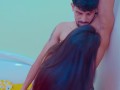 Indian slim sexy Sali is seduced by her naughty Jija on the bed