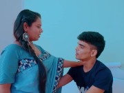 Horny milf lady reached her client home to give him sexual pleasure