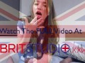 Brit Teen Olivia Gives an Oily Handjob