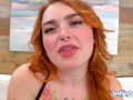 Curvy Redhead Adora Bell Rides a Faux Cock