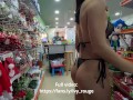 transparent bikini in public store strangers can see my pussy