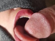 Blowjob closeup