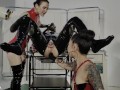 Latex Double Domme Fisting and Anal Stretching with Mistress Youko and Maz Morbid
