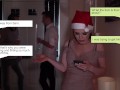 British College Students have crazy Christmas House Party with sneaky blowjobs and sex filmed on their phones! FAKEhub