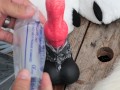 Nothosaur Graemen Review: A Knotted Wolf Dildo with Humongous Balls and Cumtube