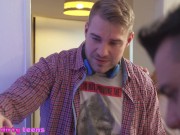 Hot blonde college teen cheats on her bully boyfriend in the common room - Pretty Dirty Teens