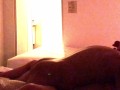 「いっぱい出して」の声に対面座位のまま中出し！