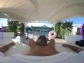 PURITYVR Big tit blonde Lisa Amane rides a stiff cock at the poolside cabana