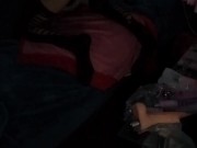 sex machine fucking my pussy hard! huge black dildo!