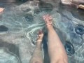 Italian Big Tits Milf Artemisia Love Sexy Pussy Play in the Jacuzzi Nakedoutdoor OF@ArtemisiaLove101