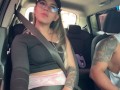 The hottest girl ever. Sexy Colombian fucking in the car.