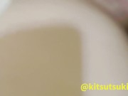 【素人】彼氏持ち介護士を騎乗位でハメる ケツがエロすぎ