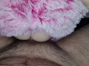 Stuffing my teddy bears pussy