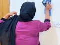 Arab Big boobs Curvy Moroccan Hot Stepmom Clean My Room, Then I see Her Big Ass & Start Masturbation