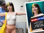 Shoplyfter - Cute Green-Haired Thief Gets Caught and Pounded by the Security Officer