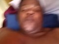 Horny Black SSBBW Stepmom Masturbating and Teasing with Her Sexy Fat Curvy Body