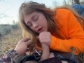 Trophy Redhead Sucking Cock in the Woods gingergrip