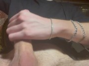 STROKING MY COCK ON YOUR FACE READY TO EMPTY MY BALLS