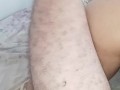 damn, bitch shaking her big black ass, farting her horny pink pussy