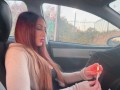 Italian Milf Artemisia Love hot Solo Smoke Session in the car OF @ ArtemisiaLove101