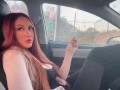 Italian Milf Artemisia Love hot Solo Smoke Session in the car OF @ ArtemisiaLove101