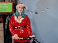 ***TRAILER ONLY***Humiliated By PVC Santa Domme - Solo Girl