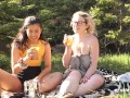 Ersties - Hanna & Jin Take Things Outdoors For a Hot Lesbian Sex Session