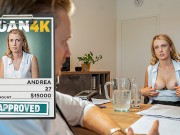 LOAN4K. Andrea is divorcing and cheating on her husband with a office dick. Hot sex with Andrea & St