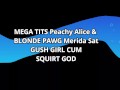 ALL NATURAL BUSTY NEWBIES MERIDA SAT & PEACHY ALICE SQUIRTING THREESOME – SQUIRTING GURU 4K