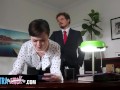 The New Boss Bends The Shocked Jade Valentine Over The Desk And Spanks Her While She Reads A Letter