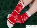 Xmas Foot Tease With Paris White
