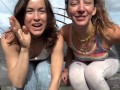 Naughty Nature Sluts Caught Naked & Masturbating on a Gondola | Steph in Space & Naomi Wildman