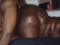 FREAKY DARK SKIN BBW GETS HER BIG  BOOTY BEAT IN!!!!!!!!!!!!
