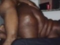 FREAKY DARK SKIN BBW GETS HER BIG  BOOTY BEAT IN!!!!!!!!!!!!