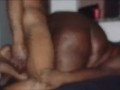 FREAKY DARK SKIN BBW GETS HER BIG  BOOTY BEAT IN!!!!!!!!!!!!
