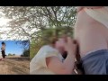 Sexy Asian couple outdoor sex at desert 겁 없는 국산 커플의 사막 야외노출 섹스