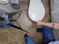 Nerdy Faery Standing Jeans Piss One Handed POV Blooper