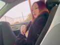 Italian Big Tits Milf cigarettes&420 Smoke Fetish Sesh in the car Solo big nipples play LINKinBIO