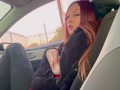 Italian Big Tits Milf cigarettes&420 Smoke Fetish Sesh in the car Solo big nipples play LINKinBIO
