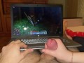 Playing Minecraft with Stepsister (Long handjob and post orgasm torture)