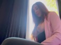 Italian Big Tits Milf Artemisia Love Hot Solo Smoking Sesh showing her big boobs LINK IN BIO FOR OF