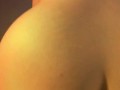 Fat ass slut bouncing and moaning