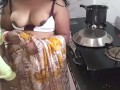 Indian Telugu Bhabhi Fucked In Kitchen With Neighbor Boy