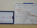 Quadratic equation 2xx-3x-6=0.[JapanMath](lesbian)