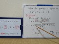 Quadratic equation 2xx-3x-6=0.[JapanMath](lesbian)