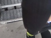 Stadium milf ass flash