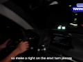I bribe my driving instructor with sex to get my driving licence! PUBLIC SEX - Abella Olsen