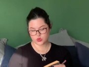 Titjob and blowjob in Professor Minerva’s class