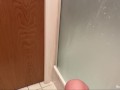 My hot MILF stepmother caught me  in the shower in a shared hotel room