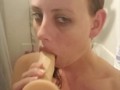 Nyx in the Shower with her Dildos